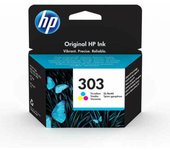 Hp Cartucho de Tinta Original 303 Tri-color (cian, Amarillo, Magenta)