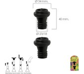 SANCO STORE - ORYX Tapon De Vacio Para Vino Uso Con Bomba Exterior