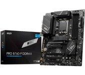 Placa msi pro b760-p ddr4 ii,intel,1700,b760,4ddr4,128gb,hdmi+dp,4sata+2m.2,4usb 3.2+2usb-c,2.5gb,atx