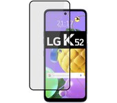 Tumundosmartphone Protector Cristal Templado Completo 5D Full Glue Negro para Lg K52 Vidrio
