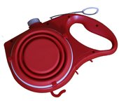 Correa de Perro Multifunción con Hervidor Taza y Bolsa de Residuos