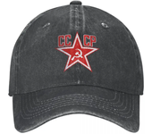 2022 New Russian Soviet CCCP Denim Baseball Cap Snapback Hat Men Women Army Military National Emblem Cap Summer Casquette Gorras