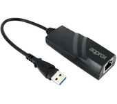 Approx APPC07GV Adaptador USB 3.0 a RJ45 19cm