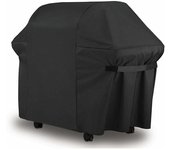 Cubierta protectora para barbacoa, cubierta para parrilla de barbacoa, Anti-UV/anti-agua/anti-humedad, impermeable, parrilla de Barbuae para exteriores, color negro