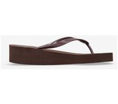 Bosanova Sandalias de dedo para mujer tipo pala con suela cuadrada de goma eva con cuña. Perfectas para la playa o la piscina. Sin cierre.