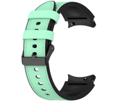 Silicone+Leather Strap for Samsung Galaxy Watch 7 6 5 Pro 40mm 44mm Band Watch6 4 Classic 47/43/46mm Replacement Correa Bracelet