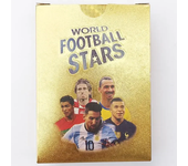 2024 55Pcs Football Cards Star Limited Edition Signature Series Trading Football Player Card Fan Gift Pack Gold Black Silver