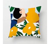 Pareja de dibujos animados series decorative Funda De Almohada juguete * @ Bugu