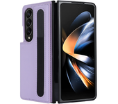 PU Leather Purse Phone Case for Samsung Galaxy Z Fold 6 5 4 3 Fold5 Fold4 Fold65G Pen Slot Card Holder Shockproof  Stand Cover
