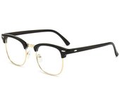 Metal Frame Anti-Blue Light Radiation Protective Glasses Female Students Removable Lenses