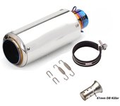 51mm/60mm Motorcycle exhaust with DB killer Motorcycle Exhaust Pipe Muffler Carbon Fiber GP-project Exhaust Pipe