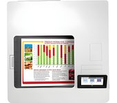 Impresora hp laser color laserjet enterprise m555x a4 -  38ppm -  1gb -  usb -  red -  wifi -  duplex impresion