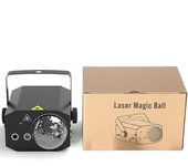 Proyector de bola de disco con Sonido activado, Luces de fiesta, Dj, Billar, Fiesta, Bar, Karaoke, Navidad, decoración de Boda