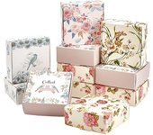 30 Pack Kraft Gift Box 5 Style Flower Soap Box Gift Wrapping Box Cookie Treat Boxes for Homemade Soap Christmas Chocolate Candy