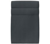Cabecero 90 cm Lines - Tela Terciopelo Gris Antracita