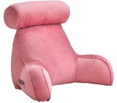 Reading Pillow, Backrest Pillow,back Rest Pillow For Sitting In Bed,large Adult Backrest With Arms,side Pockets, Detachable Neck Roll For Reading/watc，75*40*40cm