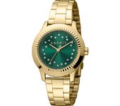 Reloj de pulsera Esprit Joyce - ES1L351M0095 correa color: Oro amarillo Dial Verde botella Mujer