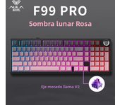 AULA F99 PRO Machanical Keyboard RGB Bluetooth 2.4G Wireless Gasket 3-Mode Hot Plug PBT 8000mah Customization Gaming Keyboard
