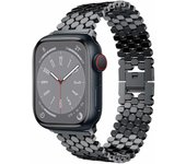 Correa de Acero para Apple Watch 49mm 46mm 45mm 44mm 42mm 41mm 40mm 38mm iWatch Series 10 9 8 7 6 5 4 3 2 1 SE Ultra 2 Pulsera Diseño Panal de Abejas para Reloj Apple
