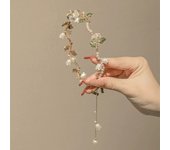 Glitter Girls Hair Hoop Korean Style Shining Rhinestone Headband Butterfly Tassel Hairpin Exquisite Jewelry Hair Accessories