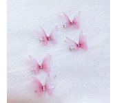 5PCS New Cute Princess Mesh Double-layer Butterfly Lovely Girls Hairpins Children Headwear Hairgrip Hair Clips Hair Accessories