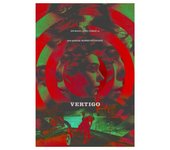 22 Designs Hitchcock Movie Vertigo Whitepaper Poster Artwork Homedecal Fancy Wall Sticker for Coffee House Bar