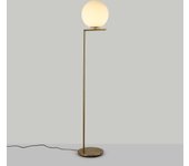 Barcelona LED Lámpara de pie bola cristal "Anni 300" - E27 - Ø 30cm