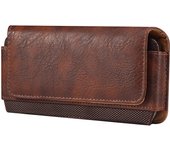 Universal Leather Men Waist Bag For iPhone 16 15 14 13 Pro Max Samsung Galaxy S23 S22 Huawei Xiaomi Mobile Phone Belt Clip Cases