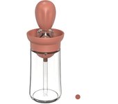 Botella De Aceite Portátil Para Cocina Con Cepillo De Silicona Y Medidor Cuantitativo Dispensador De Aceite Para Barbacoa Y Hornear Resistente Al Calor Y Fácil De Limpiar
