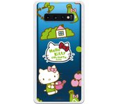 Funda original compatible con Samsung Galaxy S10 Plus - Hello Kitty Love Earth