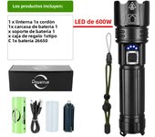 Ultra Powerful Flashlight High Power LED Flashlights 8800000LM Long Range Zoom 3000M Spotlight Torch Light Tactical Lantern