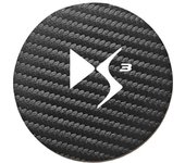 2 PCS Carbon Fiber PU Leather Water Cup Holder Pads For Citroen DS SPIRIT DS DS3 DS4 DS5 DS6 DS7 DS9 Auto Interior Accessories