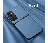 Leather for Magsafe Magnetic Car Holder Phone Case for Samsung Galaxy A25 A34 A35 A52 A53 A54 A55 M34 5G Shockproof Lens Protect