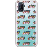 Funda compatible con Oppo A52/A72/A92 - Patron Love