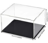 Clear Acrylic Display Case Dustproof Toy Car Trucks Vans Model Box Collection Storage Countertop Show Box