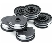 SOMY Pack de 6 bobinas de recambio, sustituye a Greenworks Compatible con modelo: 2900719 Desbrozadora inalámbrica