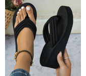 Women Slippers 2024 New Summer Casual Flip Flop Platform Slippers Fashion Outdoor Beach Shoes Comfort Simple Style Flats Slides