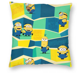 S-Minions Cute Cartoon Gru Pillowcase Soft Polyester Cushion Cover Decor Banana Pillow Case Cover Bed Wholesale 40X40cm