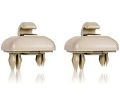 2pcs Car Sun Visor Retainer Hook Buckle Black Gray Beige Fastener Clip Holder Bracket for Audi A6 C5 A4L A6L Q5 Q3 A5 C6