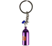 Hot Sale Creative Mini Nos Nitrogen Bottle Keychain 7 Colors Pill Box Storage Key Ring Car Handbag Phone Case Pendent Gifts