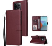 CAESBON For Xiaomi 14T Pro 13t Redmi Note 13 5g 13 Pro K70e 13C K60 Ultra 12 NOTE 12R 12C Wallet Flip Case Leather Cover