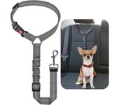 Cinturones de seguridad para perros para Automóviles | Arnés de coche ajustable para perros | Cinturón de seguridad para perros con reposacabezas | Arnés de cinturón de seguridad elástico para perros | Cinturones DE SEGURIDAD fuertes para perros