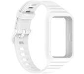 Silicone Strap with Case For Samsung Galaxy Fit 3 Watch Bracelet Replacement Sport Watchband For Samsung Galaxy Fit3 Band Acces