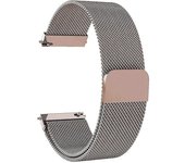 Correa de repuesto de malla magnética para reloj inteligente Garmin Vivomove Style/GarminMove Style (20 mm)