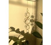 Crystal Suncatcher Hanging Prism Crystals Ball Garden Sun Catcher Window Stained Glass Light Catcher Rainbow Maker Outdoor Decor