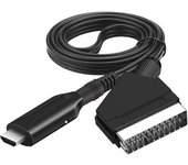 Convertidor de euroconector a HDMI adaptador de vídeo HDMI a euroconector 1080P con cable