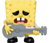 Bob esponja 25th anniversary pop! vinyl figura sb w/guitar 9 cm