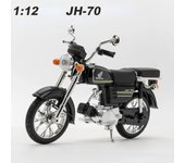 1:12 Honda JiaLing JH-70 Motorcycle Model Toy Alloy Diecast Classic Motor Shock Absorption Music Light Models for Kids Gifts M32