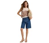 Motivos-Blusa de lápiz Inglés estampado