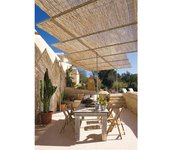 JARDIN202 - Cerramiento Natural Bambú Fino de ocultación | Caña de Bambú para cerramiento de Jardín